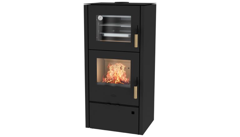 Stufa a legna con forno LOWENBERG modello WERGARD 10,2 kW