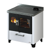 Cheap wood-burning stove CADEL model SMART 80 S
