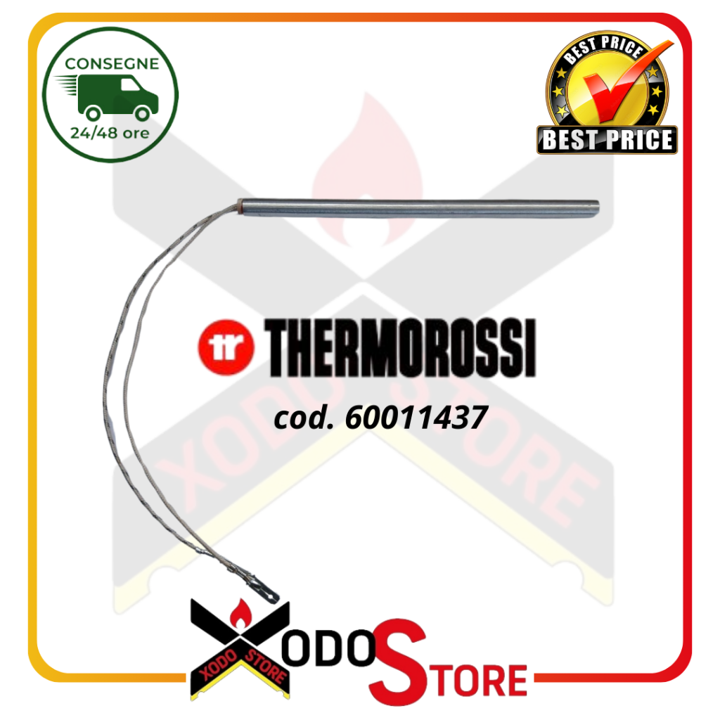 Candeletta resistenza accensione per stufa a pellet ORIGINALE THERMOROSSI codice 60011437