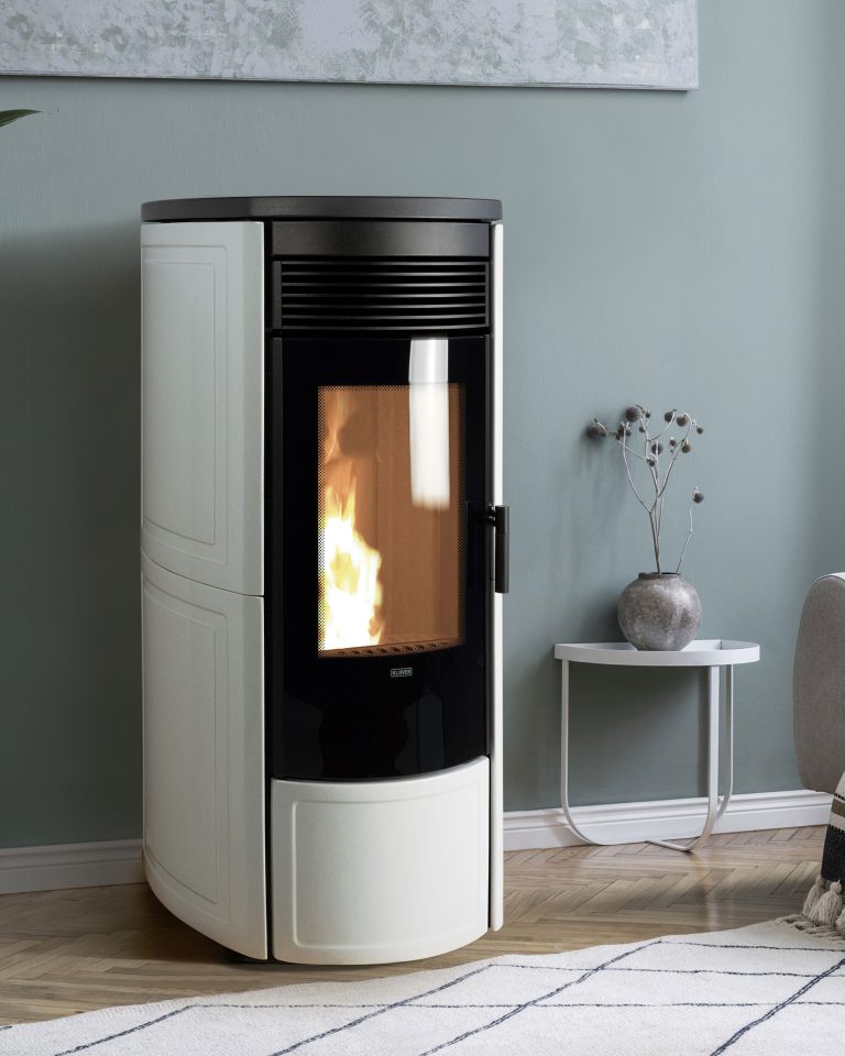 KLOVER pellet stove model OMEGA 120S PLUS