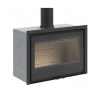 Wood-burning insert LLAR CALOR by ROCAL model ATRIUM 80 + T