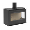 Wood-burning insert LLAR CALOR by ROCAL model ATRIUM 80 LD + T