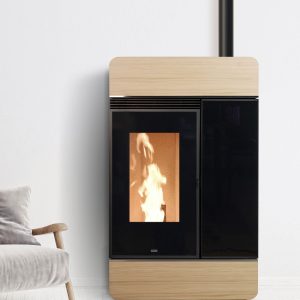 Termostufa a pellet KLOVER modello DIVA 3000 WOOD