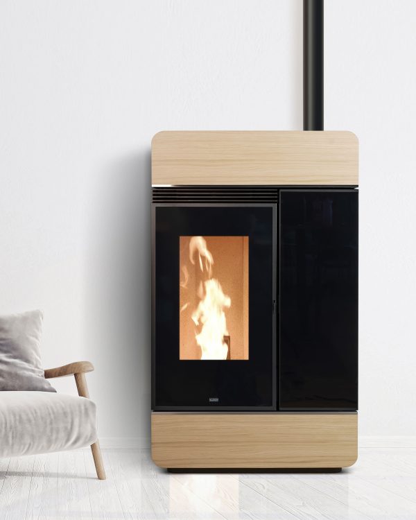 Termostufa a pellet KLOVER modello DIVA 3000 WOOD