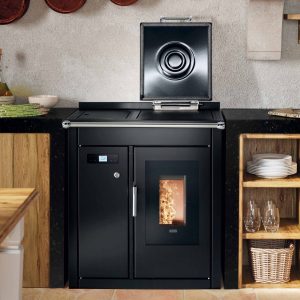 Termocucina a pellet KLOVER modello SMART 80 BT