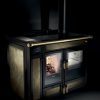 KLOVER wood-burning stove ALTEA COUNTRY model