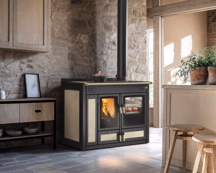 KLOVER wood-burning stove ALTEA COUNTRY model - Image 4