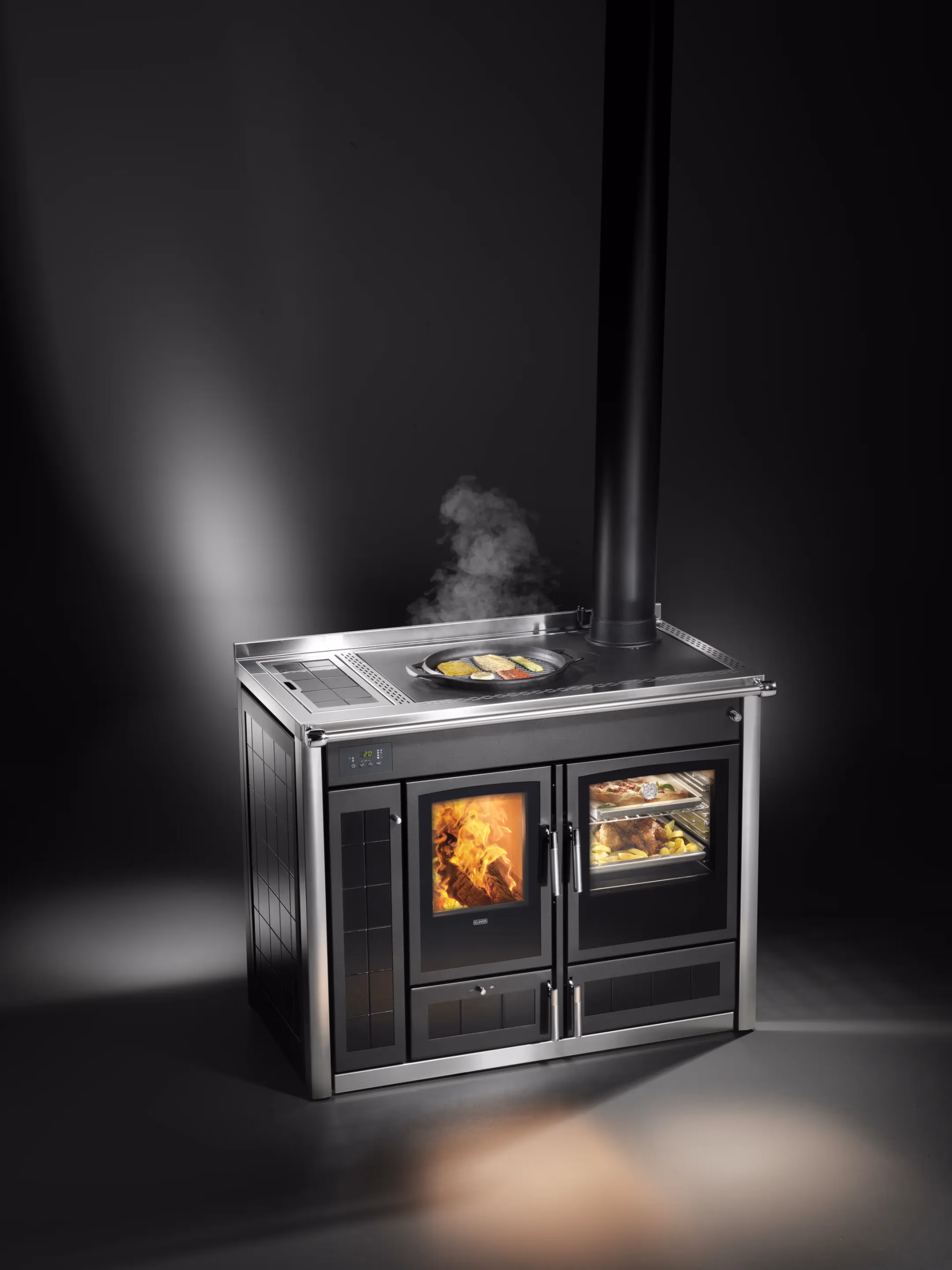 Termocucina a legna KLOVER modello ALTEA PLUS 16,3 kW - immagine 3