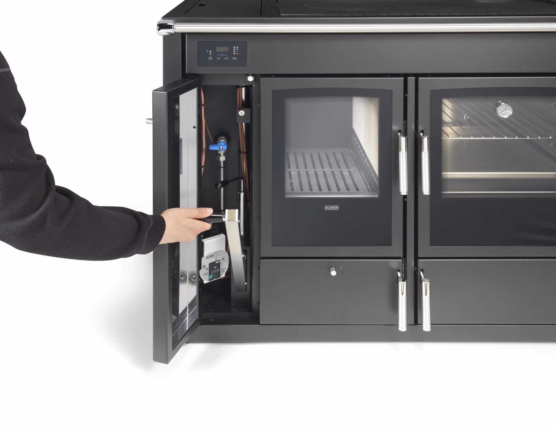Termocucina a legna KLOVER modello ALTEA 16,3 kW - immagine 5