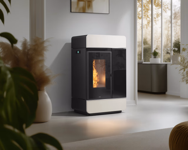Termostufa a pellet KLOVER modello DIVA 3000 31,8 kW - immagine 6