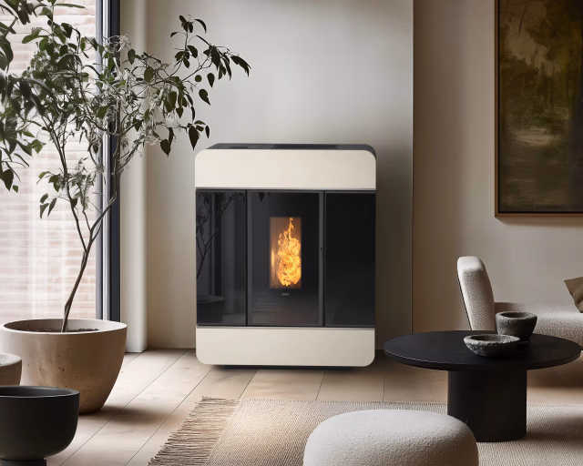 KLOVER pellet boiler stove DIVA SLIM model - Image 7