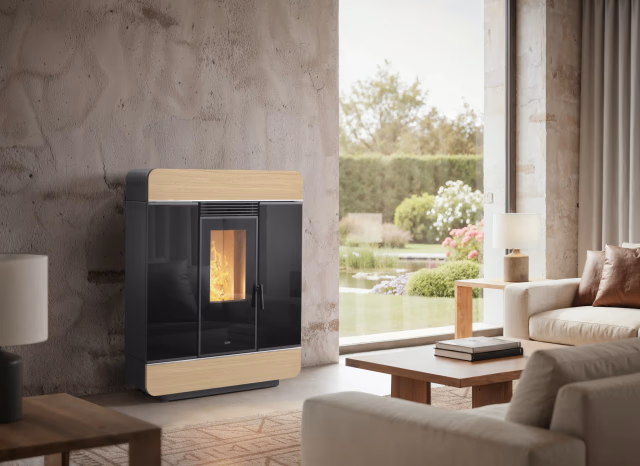KLOVER pellet stove model DIVA AIR WOOD - Image 5