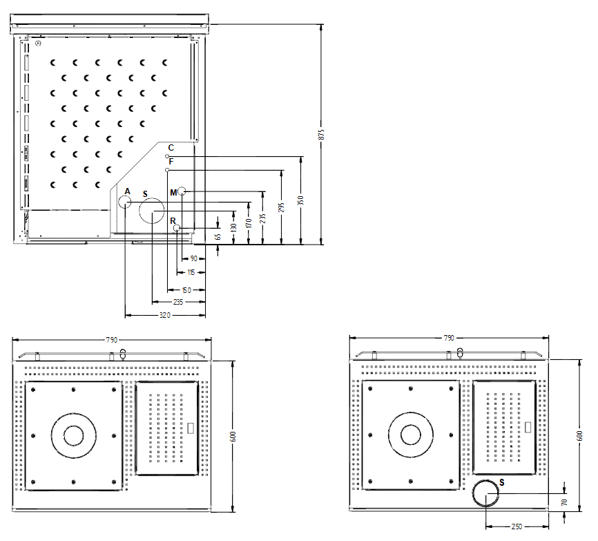 Termocucina a pellet KLOVER modello SMART 80 INOX 25,6 kW - immagine 5