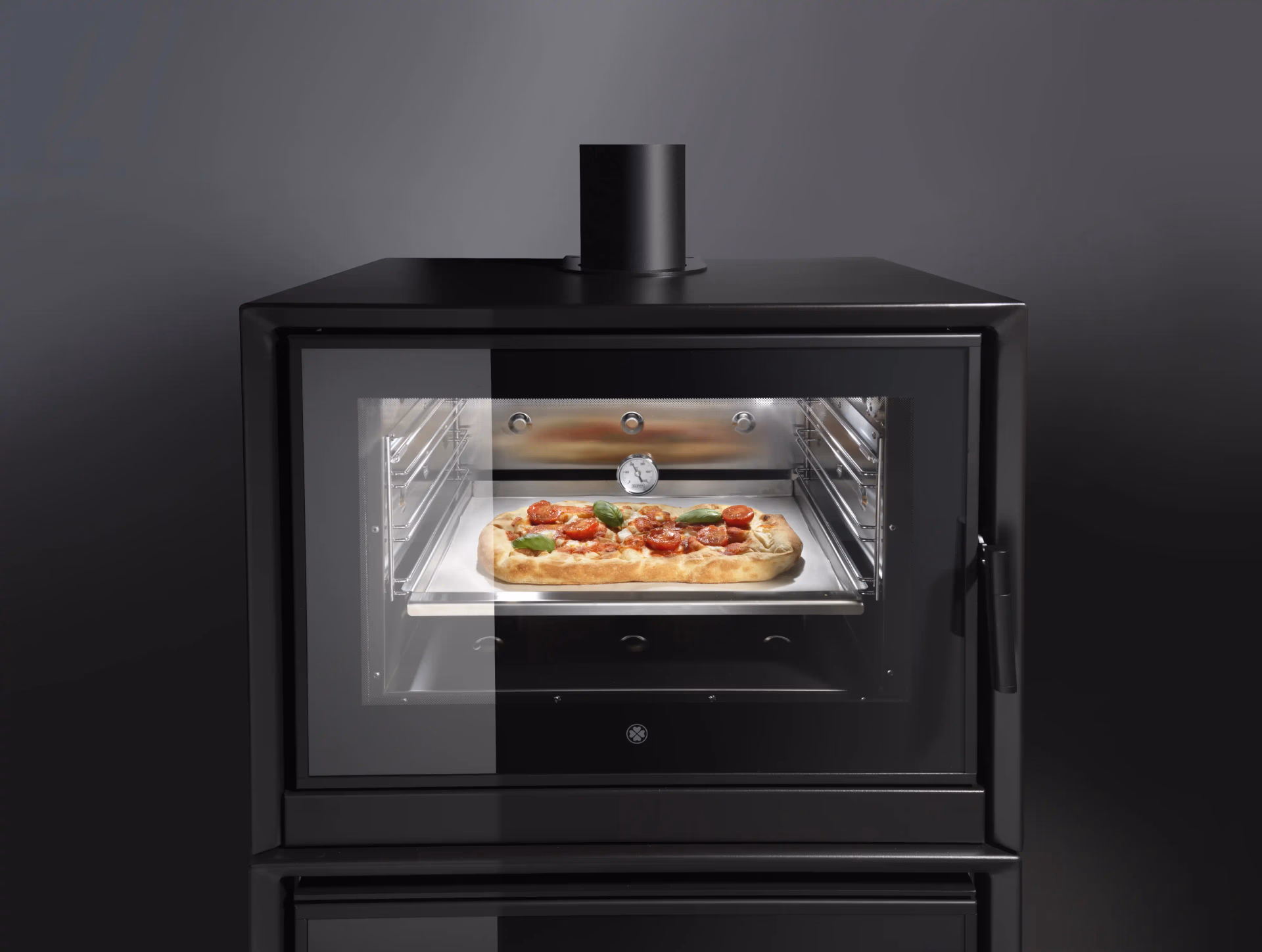 KLOVER wood-burning stove with oven model KUOKI - Image 5