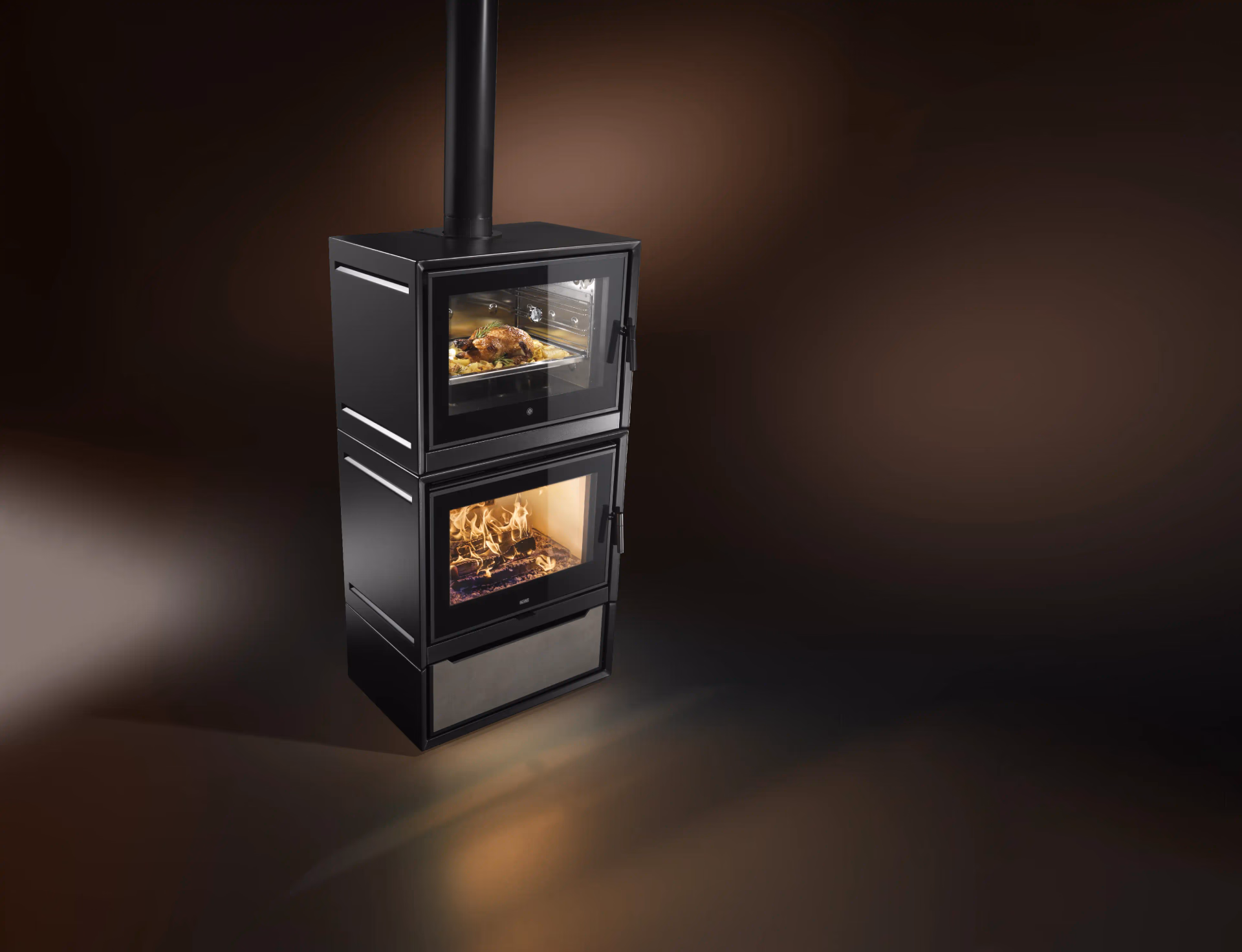 KLOVER wood-burning stove with oven model KUOKI - Image 6