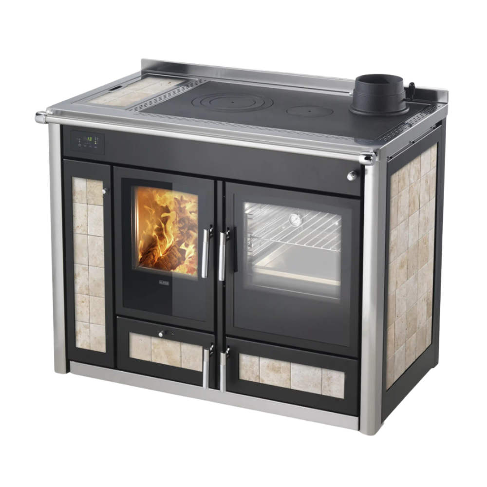 Termocucina a legna KLOVER modello ALTEA PLUS 16,3 kW