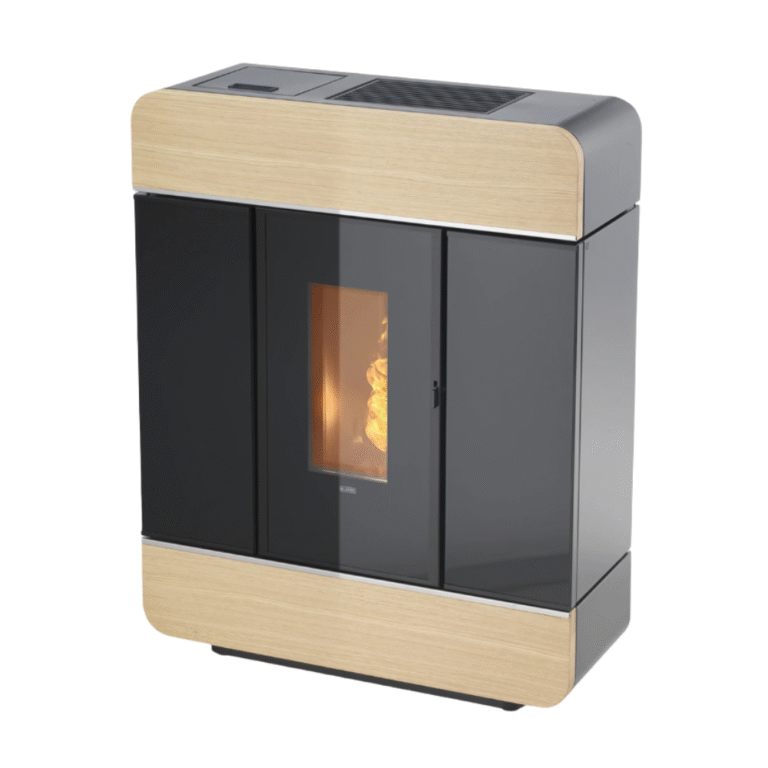 Termostufa a pellet KLOVER modello DIVA SLIM WOOD
