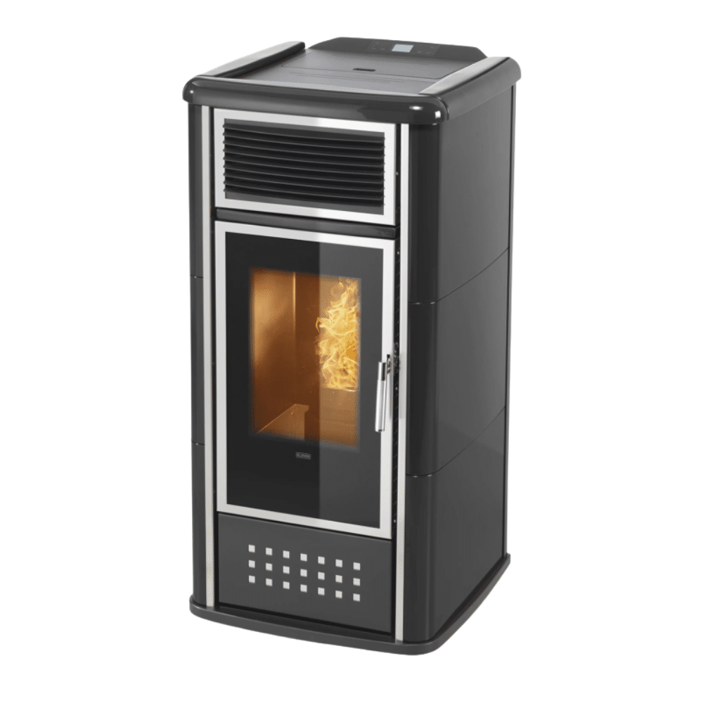 Termostufa a pellet KLOVER modello BELVEDERE 22s 16,7 kW