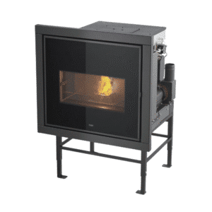 Inserto idro a pellet KLOVER modello PFP 160s GLASS