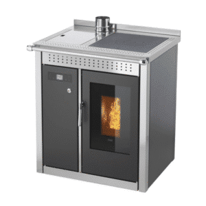 Termocucina a pellet KLOVER modello SMART 80 INOX