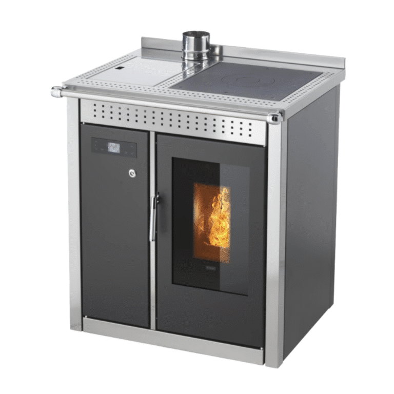 Termocucina a pellet KLOVER modello SMART 80 INOX