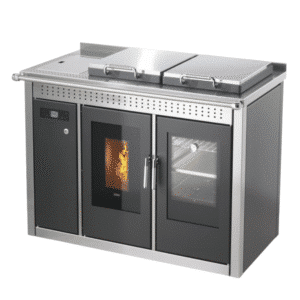 Termocucina a pellet KLOVER modello SMART 120 INOX