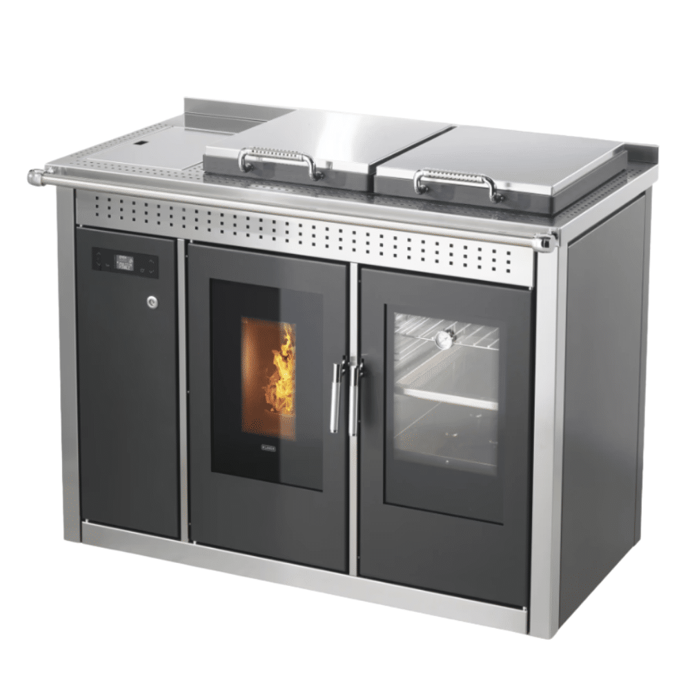 Termocucina a pellet KLOVER modello SMART 120 INOX