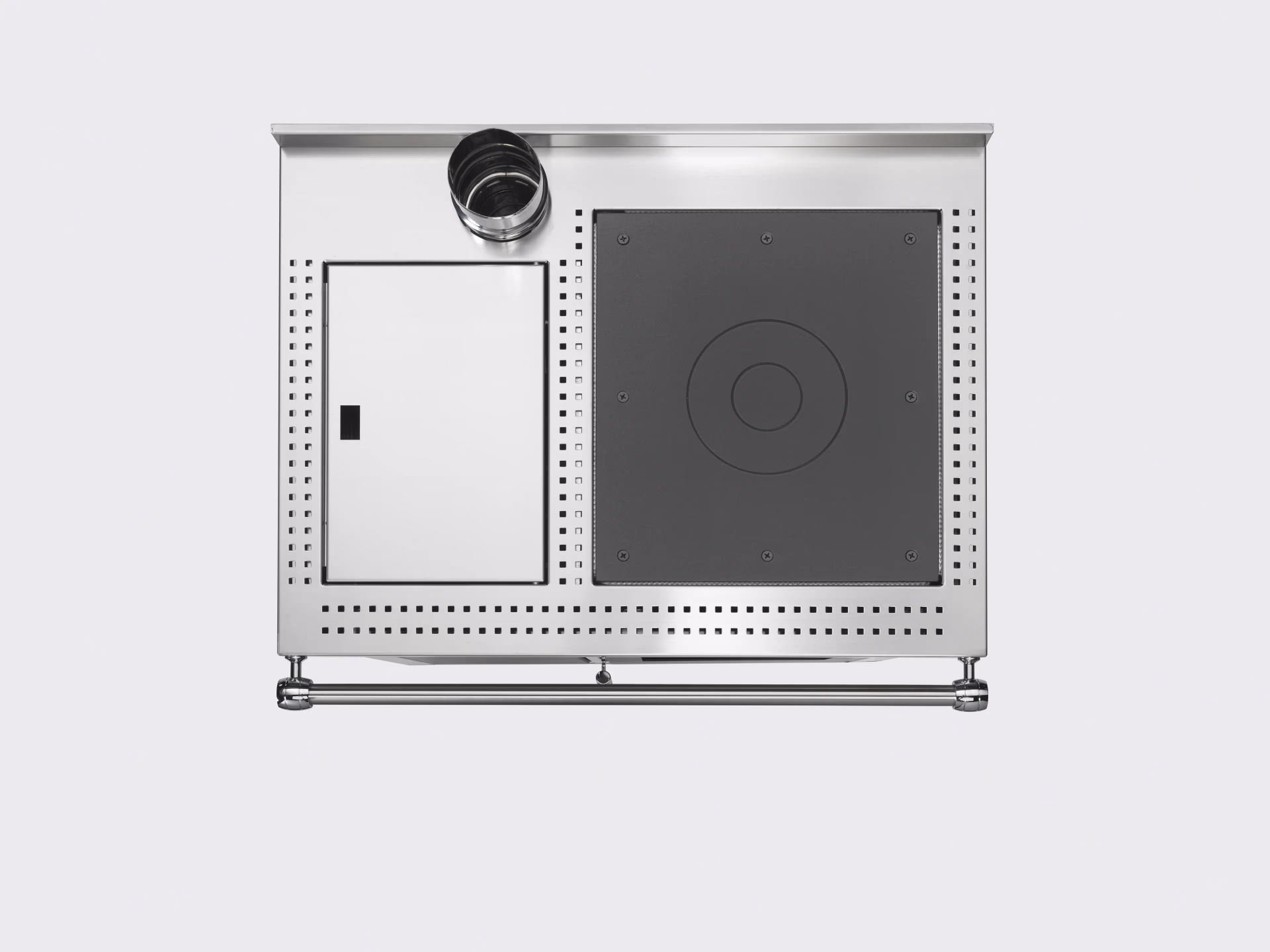 Termocucina a pellet KLOVER modello SMART 80 INOX 25,6 kW - immagine 3