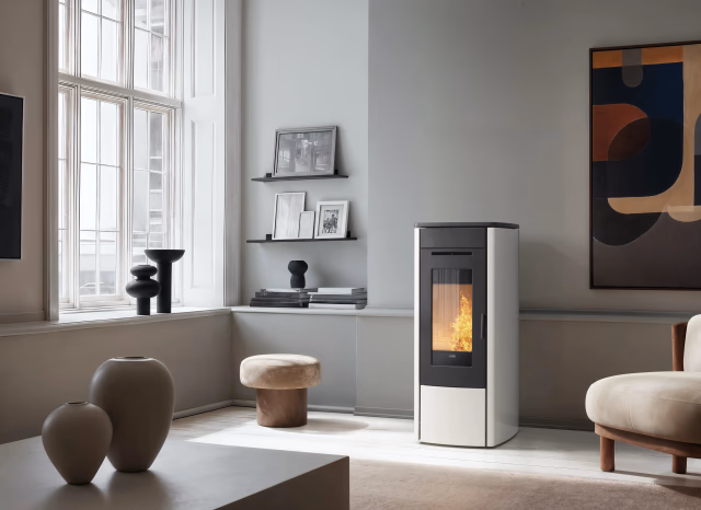Stufa a pellet KLOVER modello SOFT 10s 10,8 kW - immagine 6