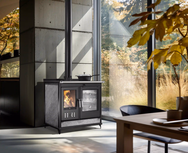 Cucina a legna KLOVER modello STAR 90 CLASSIC 13,5 kW - immagine 7