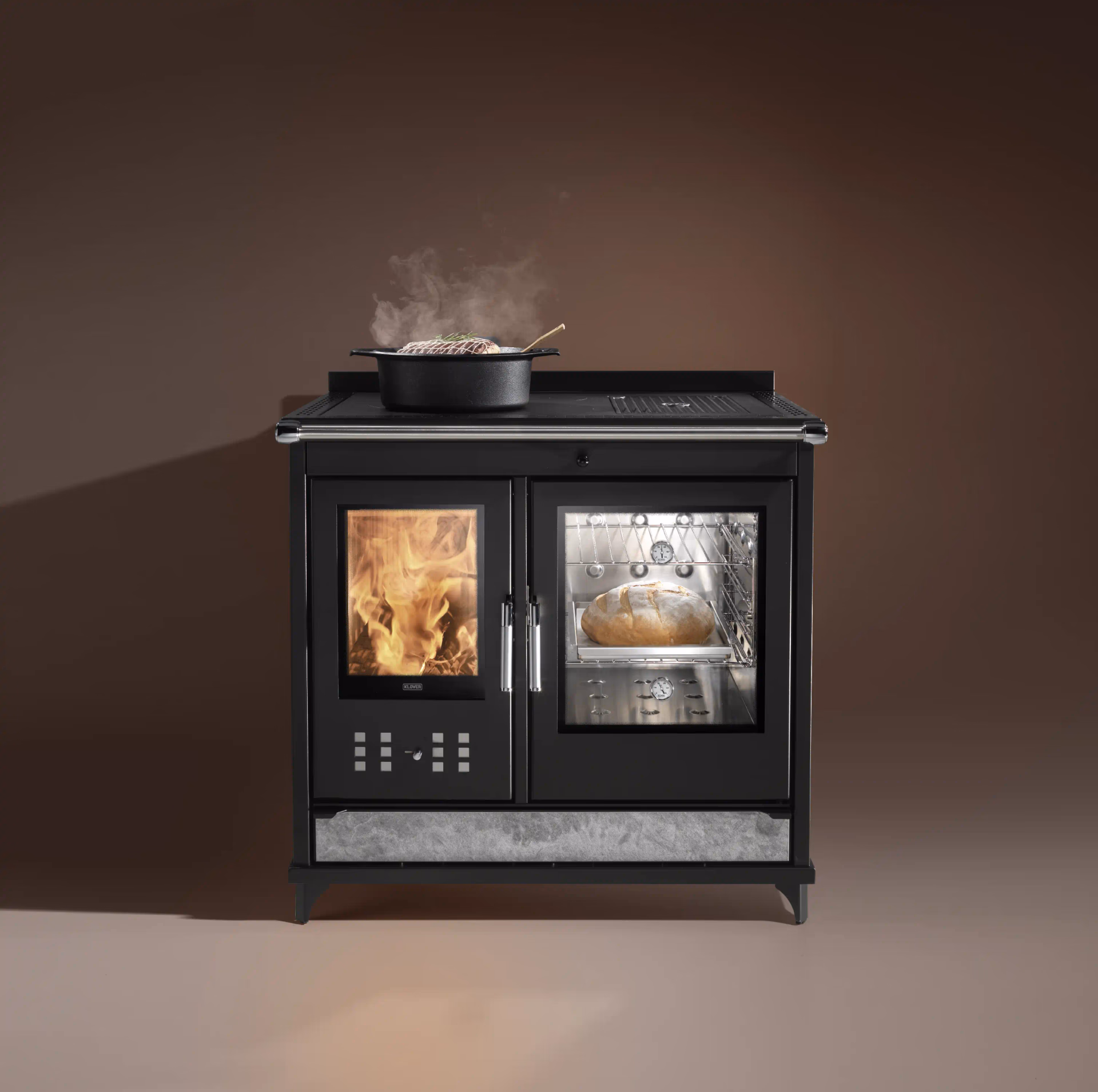 Cucina a legna KLOVER modello STAR 90 CLASSIC 13,5 kW - immagine 6