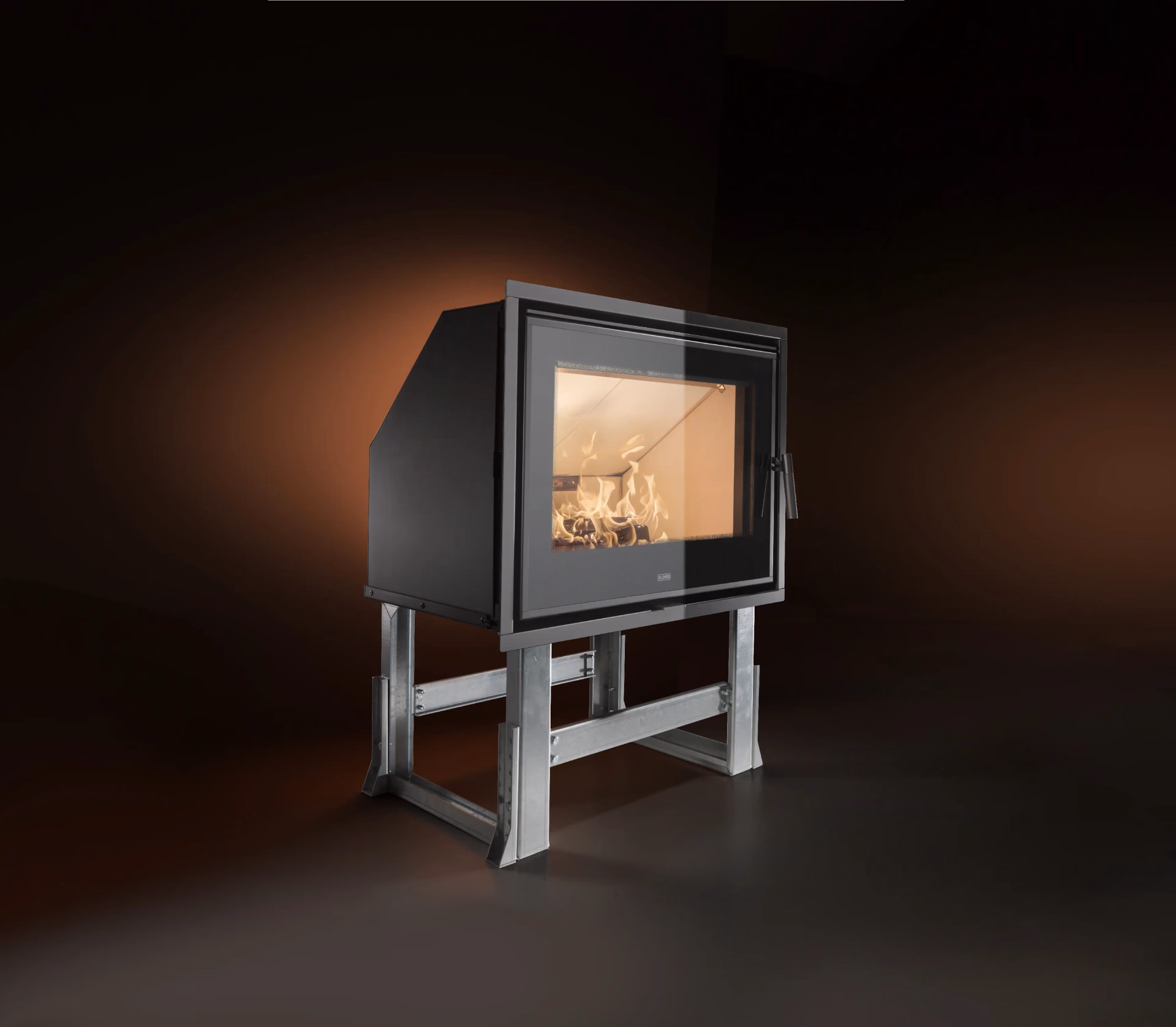 Inserto a legna KLOVER modello STARBOX 650 8,1 kW - immagine 3