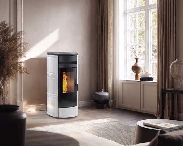 Termostufa a pellet KLOVER modello STYLE 19 PLUS 22,6 kW - immagine 6