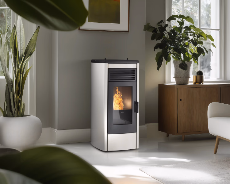 Termostufa a pellet KLOVER modello THERMOAURA 120s 15,6 kW - immagine 3