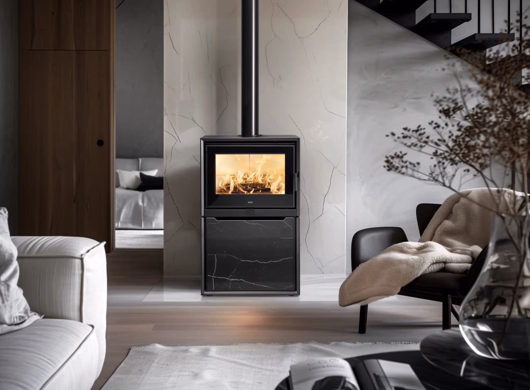 Stufa a legna KLOVER modello VENUS 110 PLUS 11,4 kW - immagine 2