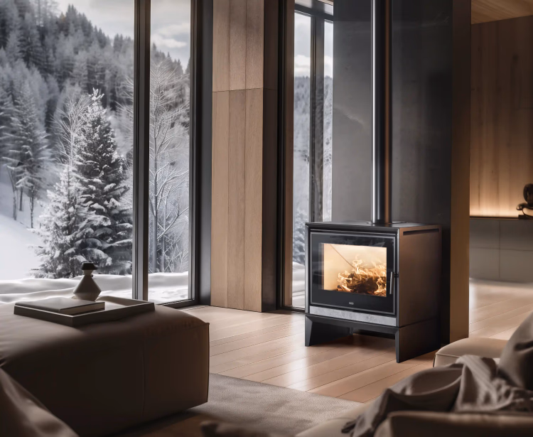 Stufa a legna KLOVER modello VENUS 90 CLASSIC 9,2 kW - immagine 3