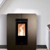 Stufa a pellet KLOVER modello ASTRA TURBO STEEL