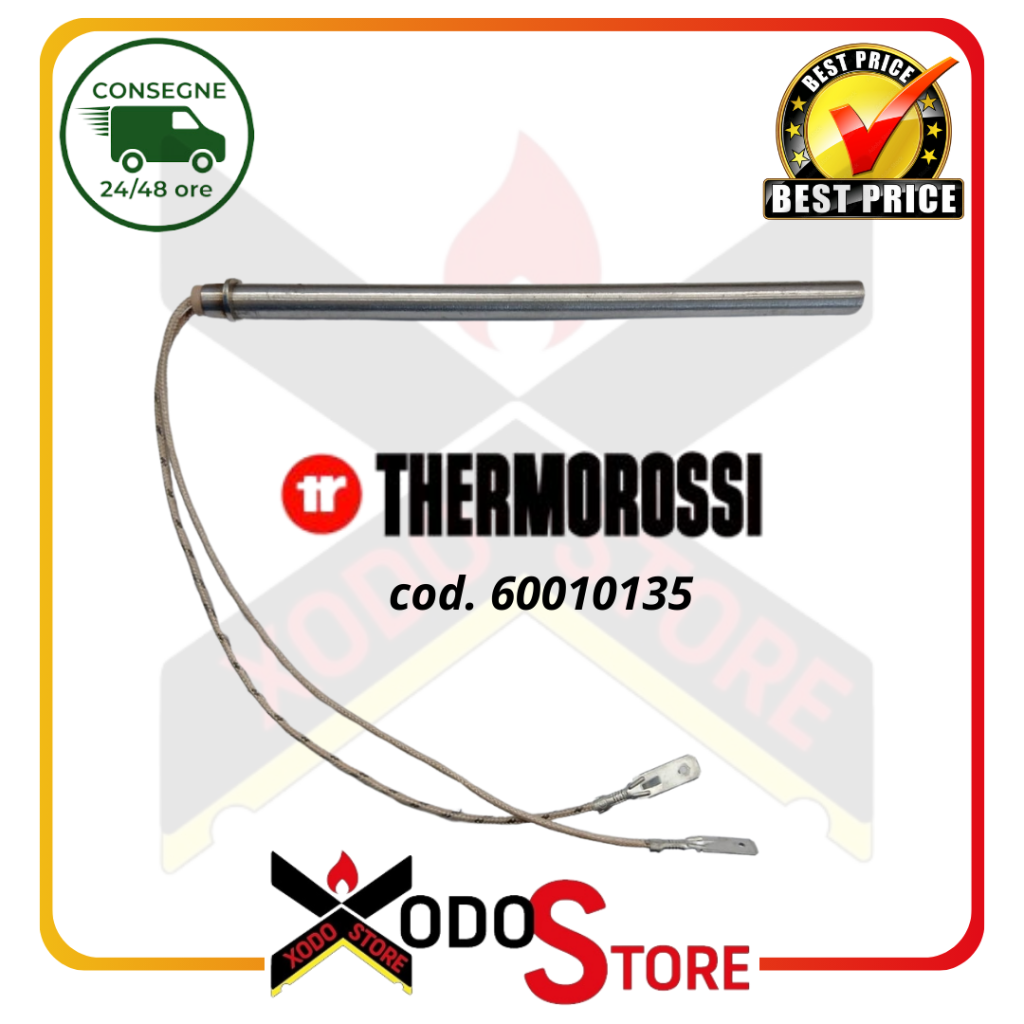 Candeletta resistenza accensione per stufa a pellet ORIGINALE THERMOROSSI cod. 60010135