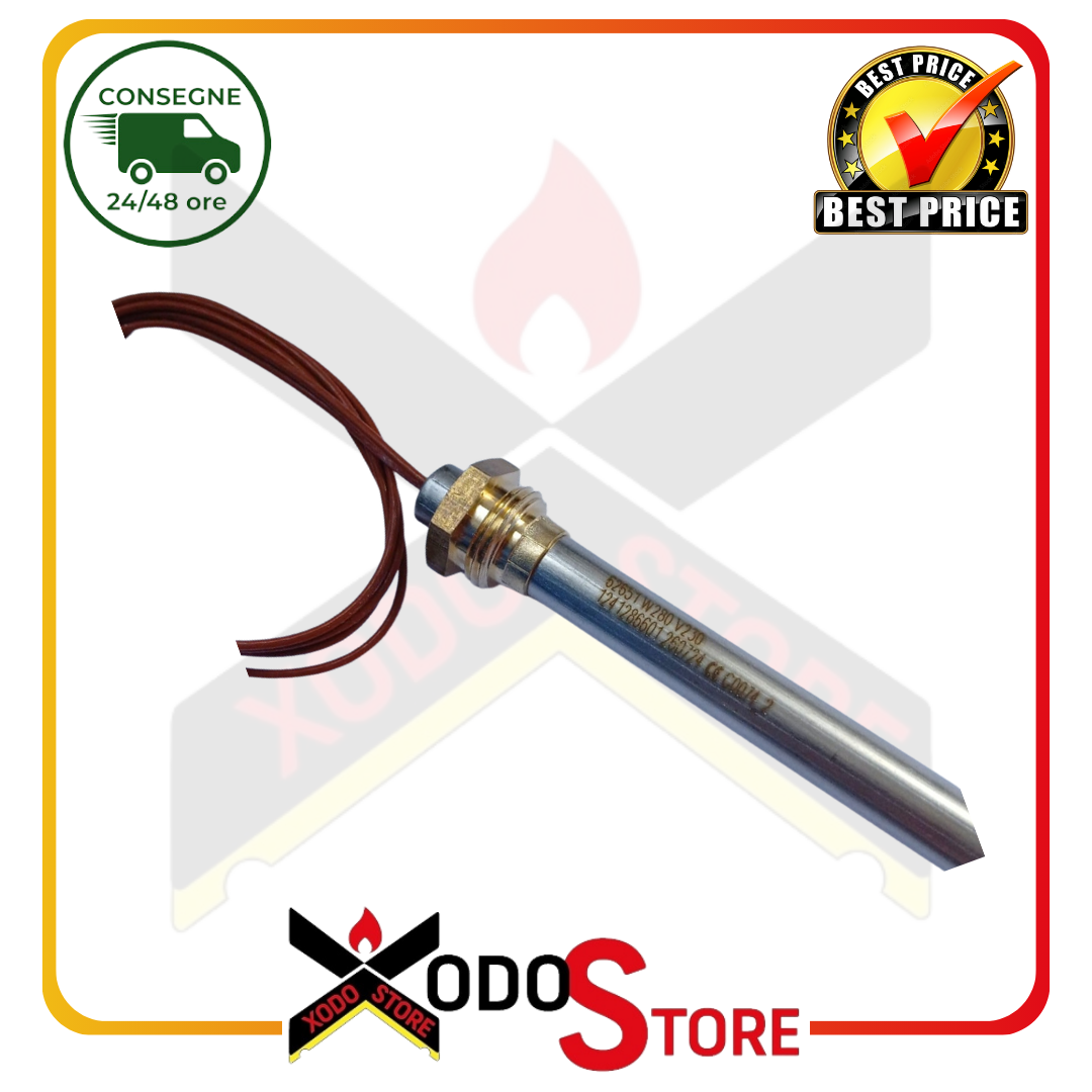 Candeletta resistenza accensione per stufa a pellet HT68540 compatibile MONTEGRAPPA cod. 1049200500 - immagine 3