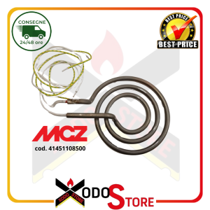 Candeletta resistenza accensione per stufa a pellet originale MCZ codice 41451108500