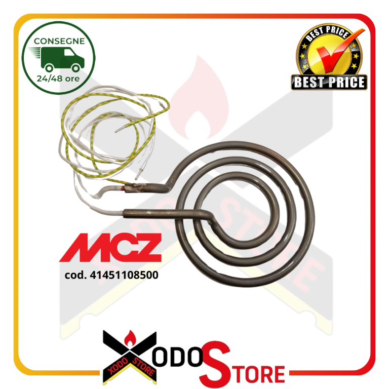 Candeletta resistenza accensione per stufa a pellet originale MCZ codice 41451108500