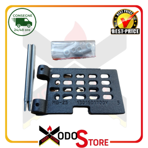 Fondello in ghisa braciere autopulente nero originale mcz cod. 41301601700V