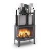 PALAZZETTI wood-burning fireplace model ECOMONOBLOC EL 78 ANGOLO O2RING
