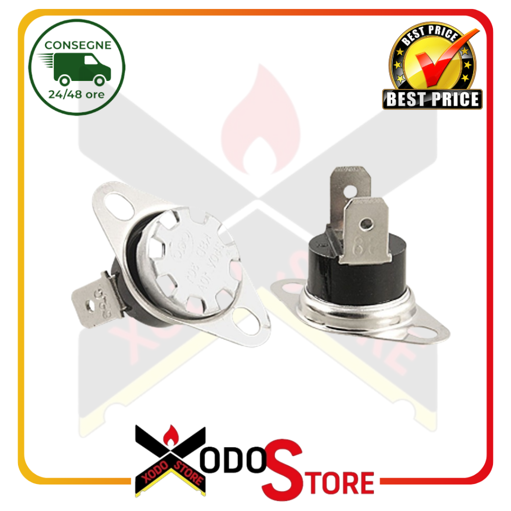 Bimetallic thermostat with flange 45 °C (INT. REF. 4020)