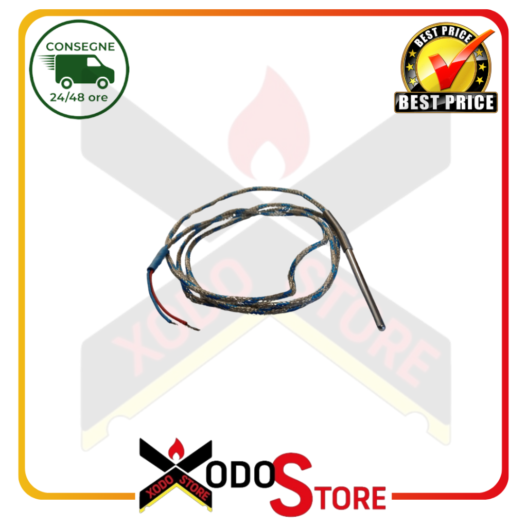 Sonda temperatura TCJ in acciaio AISI 316 con cavo TTS ORIGINALE EDILKAMIN cod. R748910