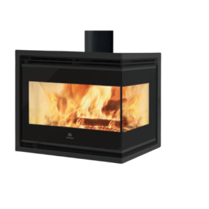EDILKAMIN ducted wood-burning insert model FIREBOX 49 EVO L/R