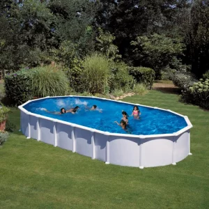 Rigid above-ground pool GRE KITPROV10288 white L int 10 x 5.5 m Ref. 81264492