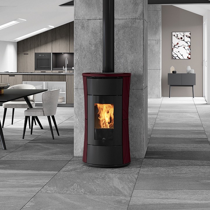 Stufa a pellet EDILKAMIN modello CHERIE 11++ EVO canalizzabile - immagine 3