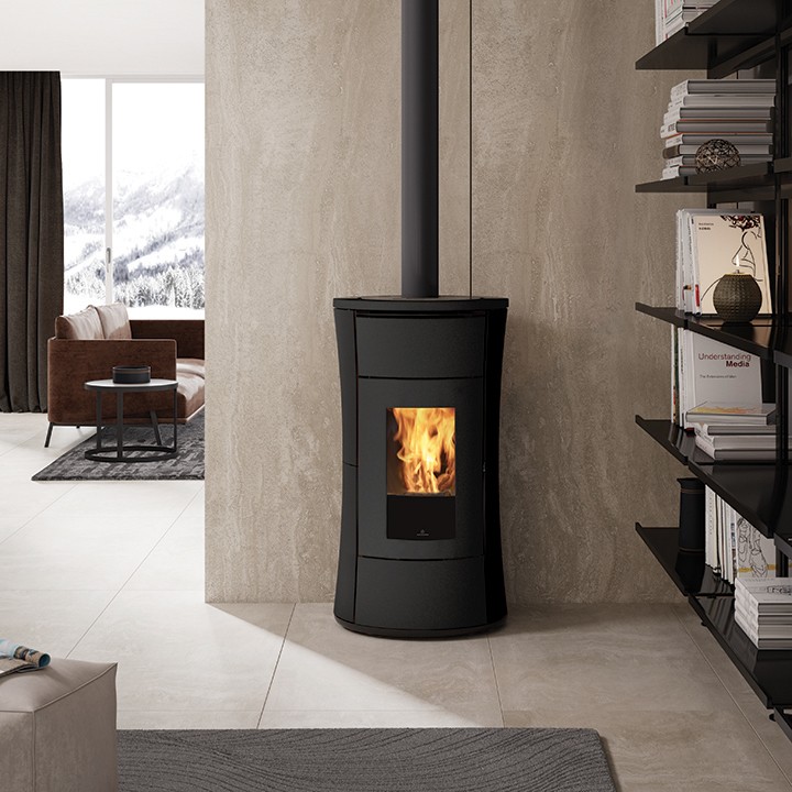 Stufa a pellet EDILKAMIN modello CHERIE 11++ EVO canalizzabile - immagine 5