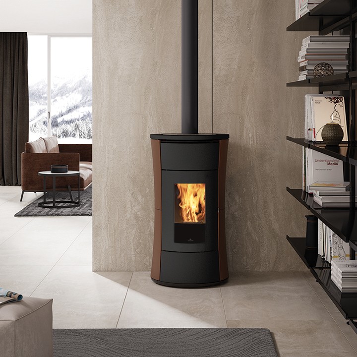 Stufa a pellet EDILKAMIN modello CHERIE 11++ EVO canalizzabile - immagine 6